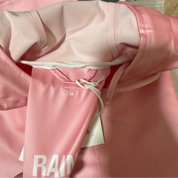 RAINS Long Jacket Pink Sky MEDIUM - Picture 8 of 9